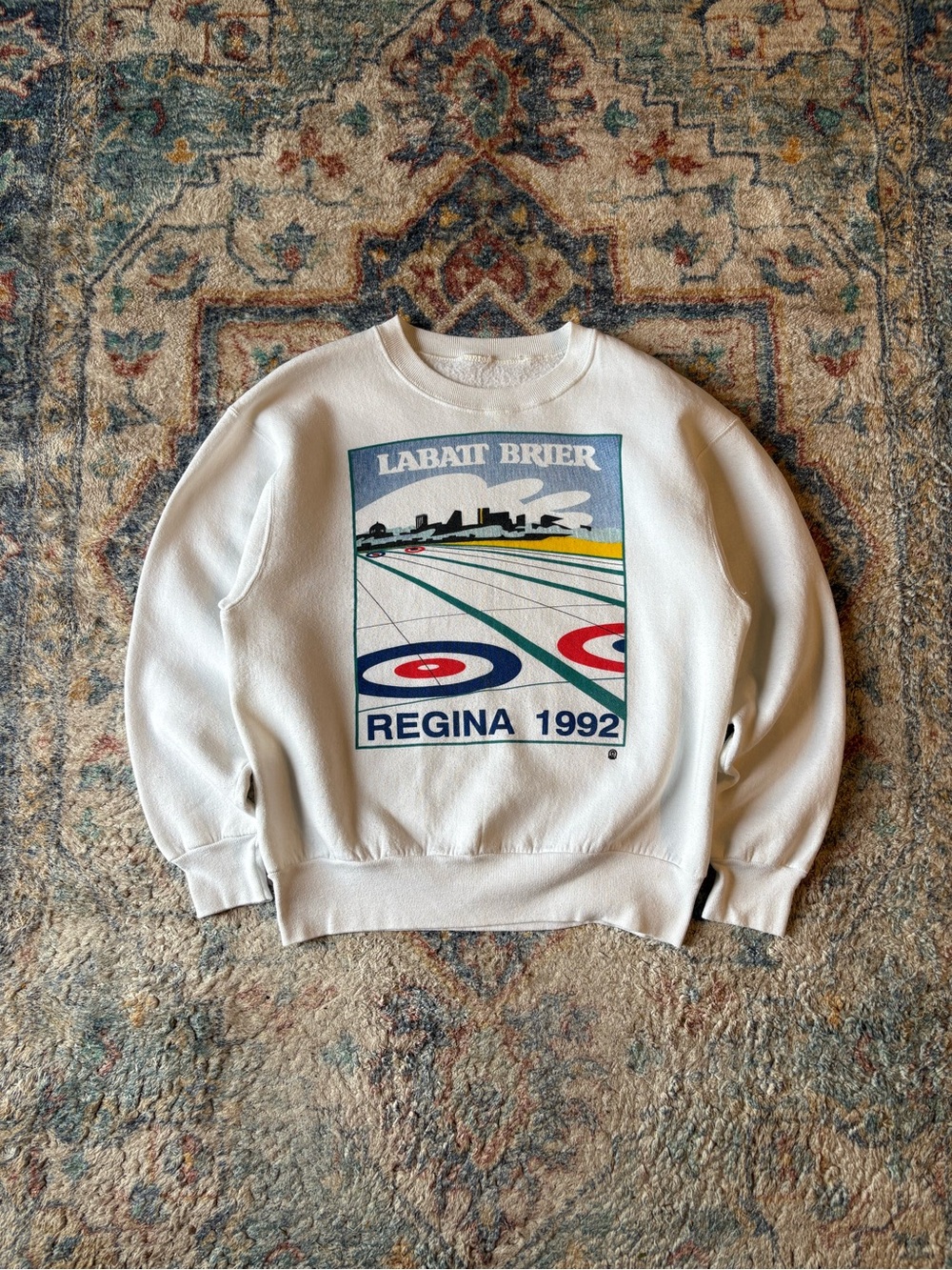 Vintage Labatt Brier Curling Crewneck Medium